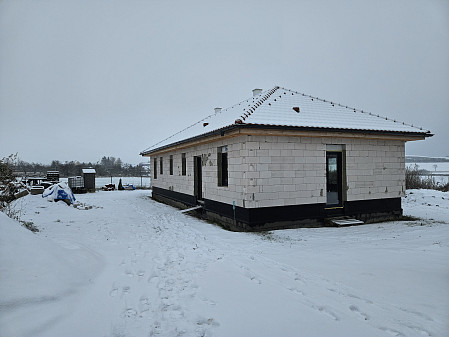 Izolace stropu zděné novostavby rodinného domu na Litoměřicku